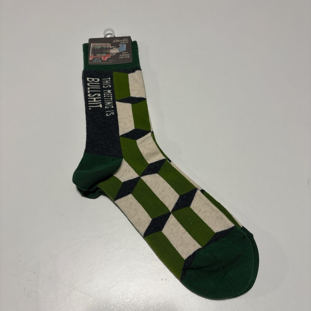 Blue Q Men's Crew Socks